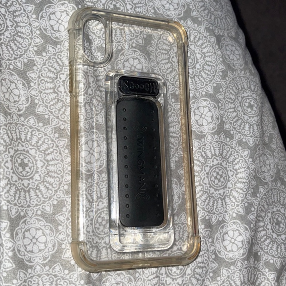 iphone x pop socket/car vent mount case